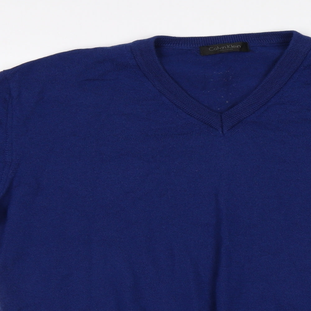 Calvin Klein Mens Blue    T-Shirt Size XL