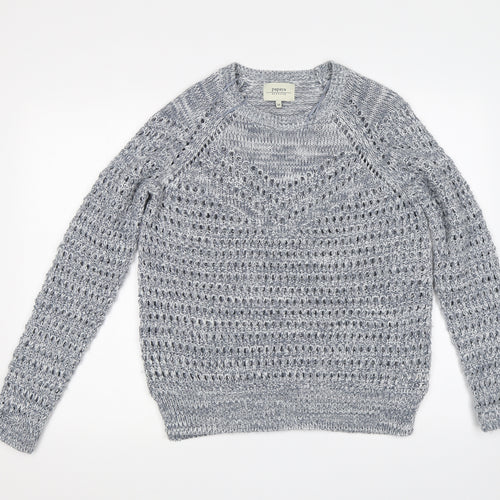 Papaya Womens Blue   Pullover Sweatshirt Size M
