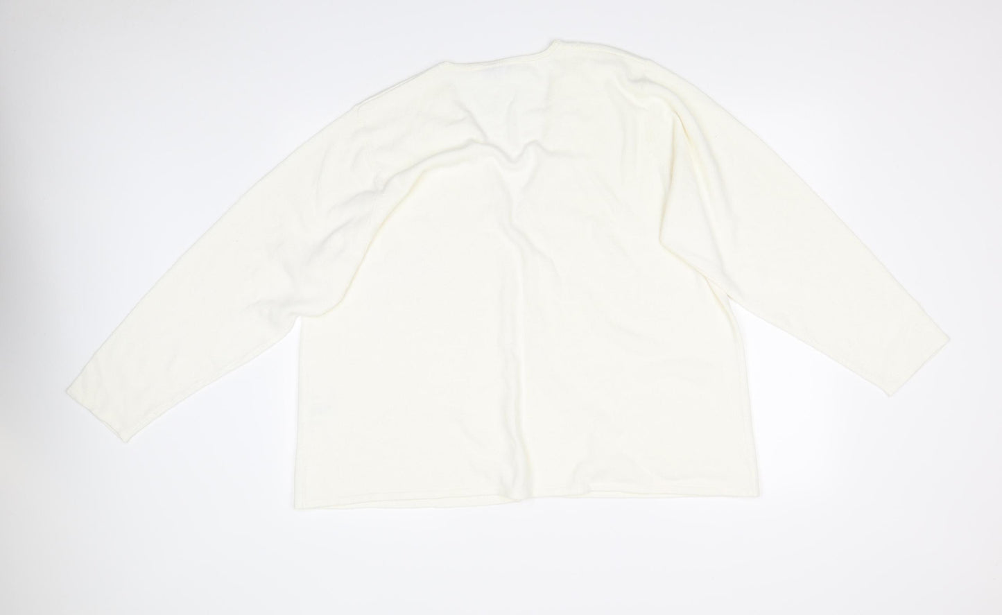 EVIE Womens White   Cardigan Jumper Size 24