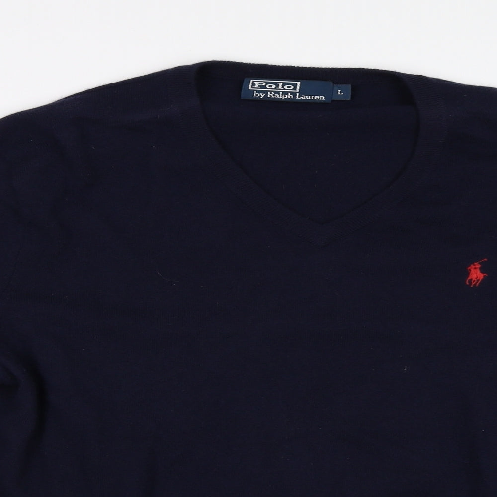 Ralph Lauren Mens Blue   Pullover Sweatshirt Size L