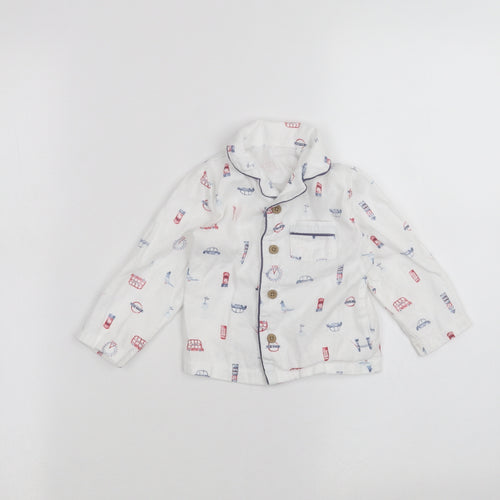 TU Baby White   Basic Button-Up Size 6-9 Months