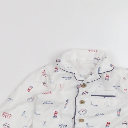 TU Baby White   Basic Button-Up Size 6-9 Months
