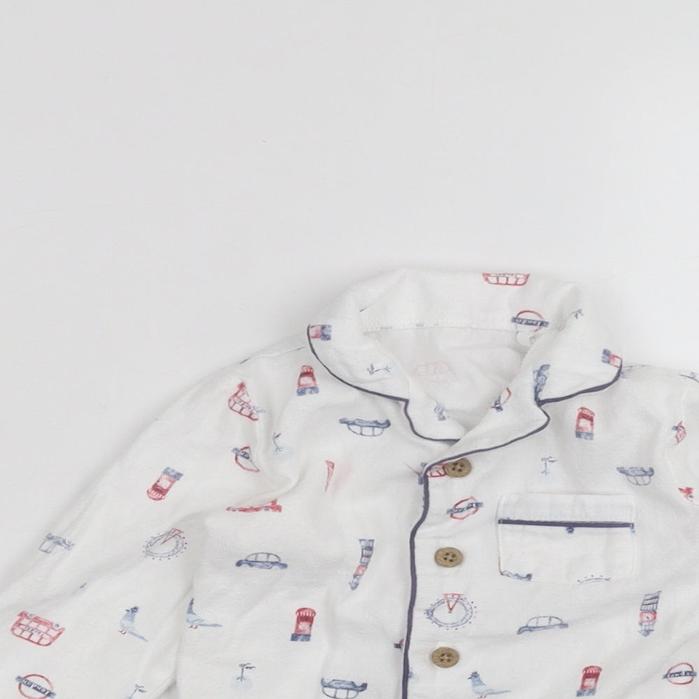 TU Baby White   Basic Button-Up Size 6-9 Months