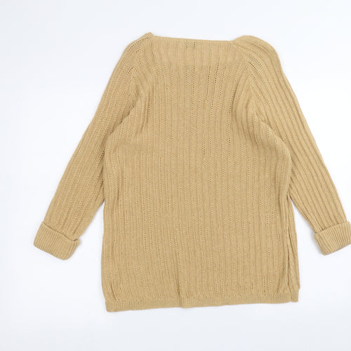 TRU Womens Brown   Pullover Jumper Size S