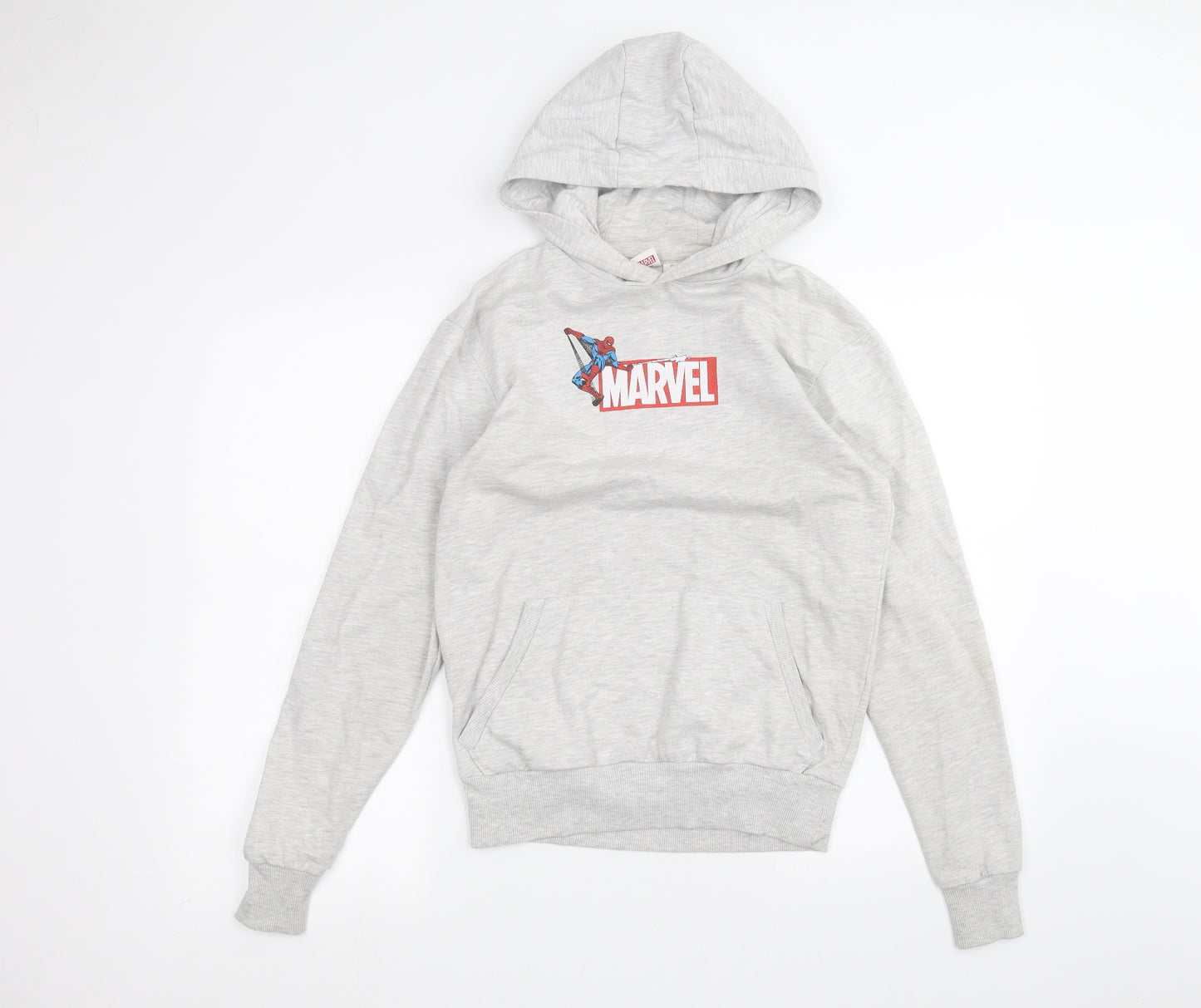 Marvel Mens Grey   Pullover Hoodie Size XS