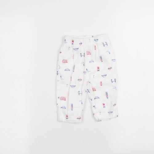 TU Baby White   Sweatpants Trousers Size 6-9 Months