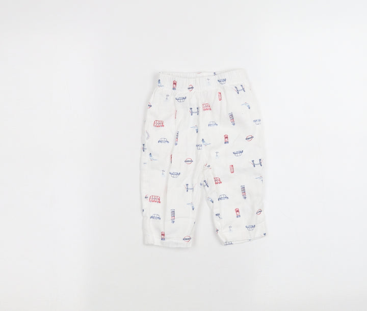 TU Baby White   Sweatpants Trousers Size 6-9 Months