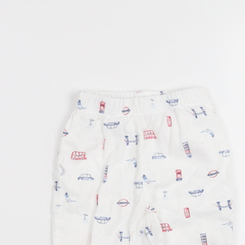 TU Baby White   Sweatpants Trousers Size 6-9 Months