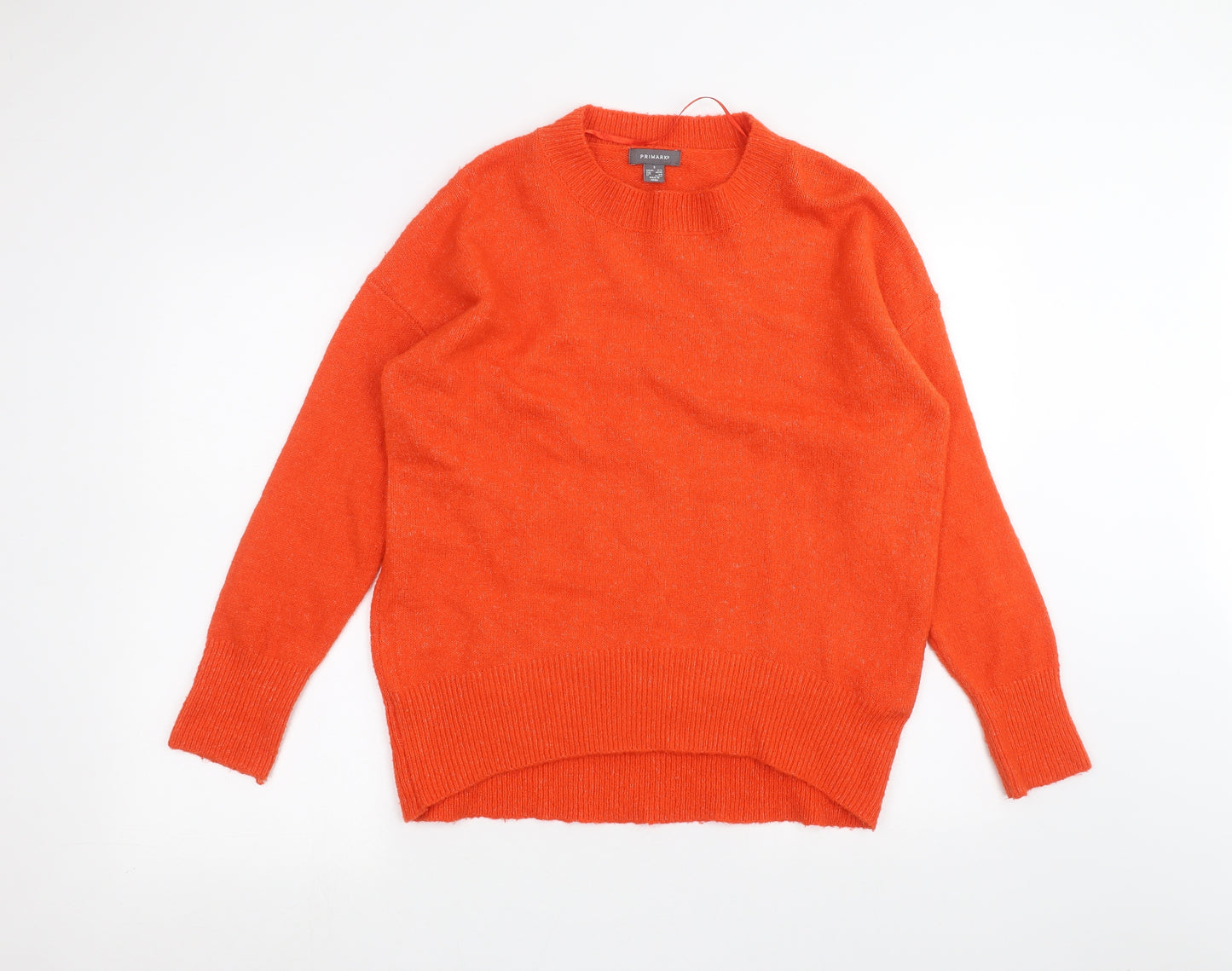 Primark Womens Orange   Pullover Jumper Size S