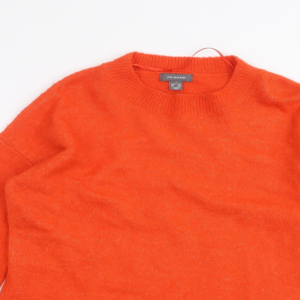 Primark Womens Orange   Pullover Jumper Size S