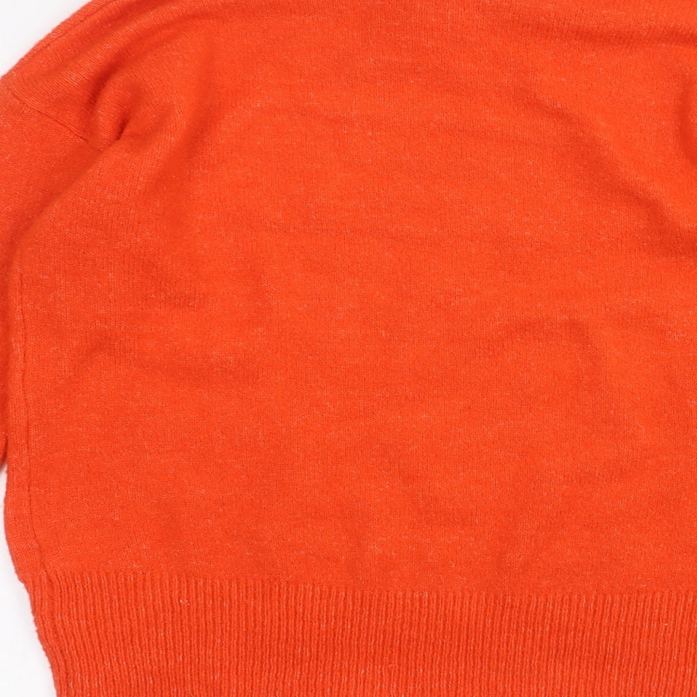 Primark Womens Orange   Pullover Jumper Size S