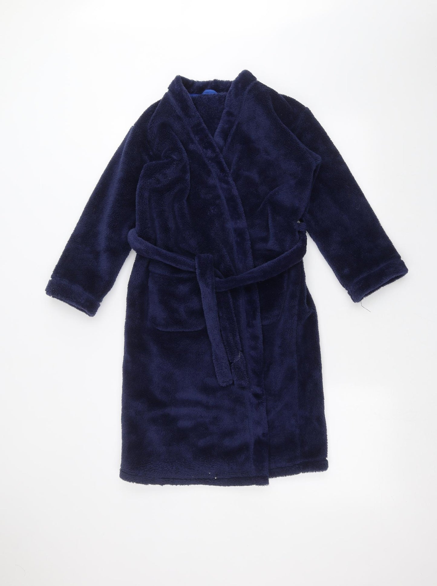 Marks and Spencer Boys Blue Solid   Robe Size 9-10 Years