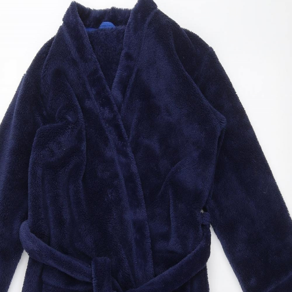 Marks and Spencer Boys Blue Solid   Robe Size 9-10 Years