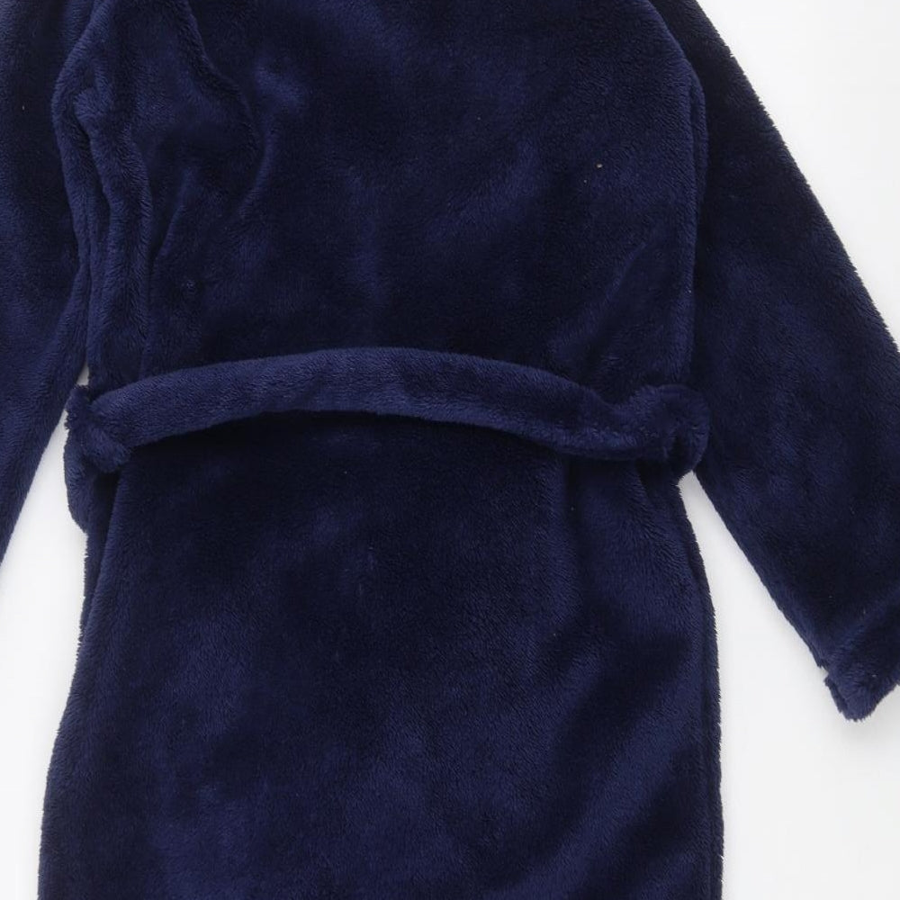 Marks and Spencer Boys Blue Solid   Robe Size 9-10 Years