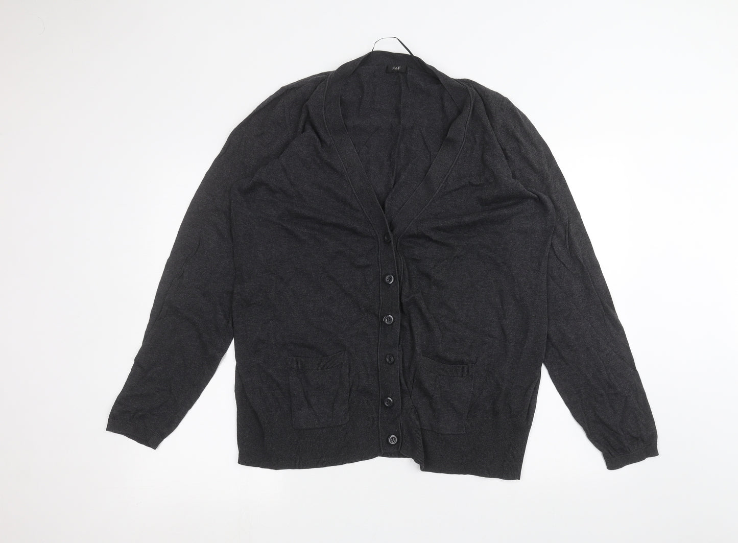 F&F Womens Black   Cardigan Jumper Size 22