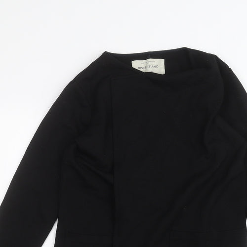 River Island Womens Black   Cardigan Jumper Size 6