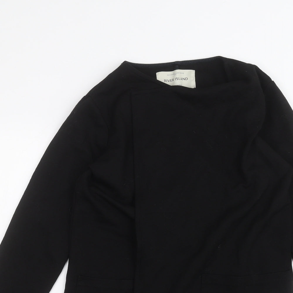 River Island Womens Black   Cardigan Jumper Size 6