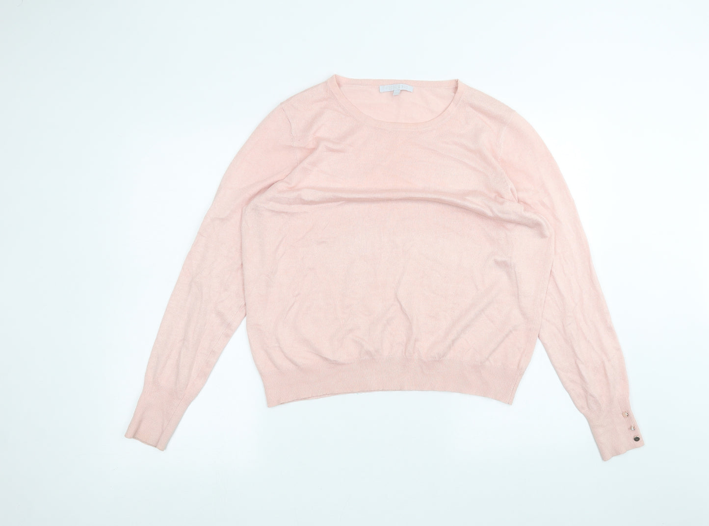 Pebble bay Womens Pink   Basic T-Shirt Size L
