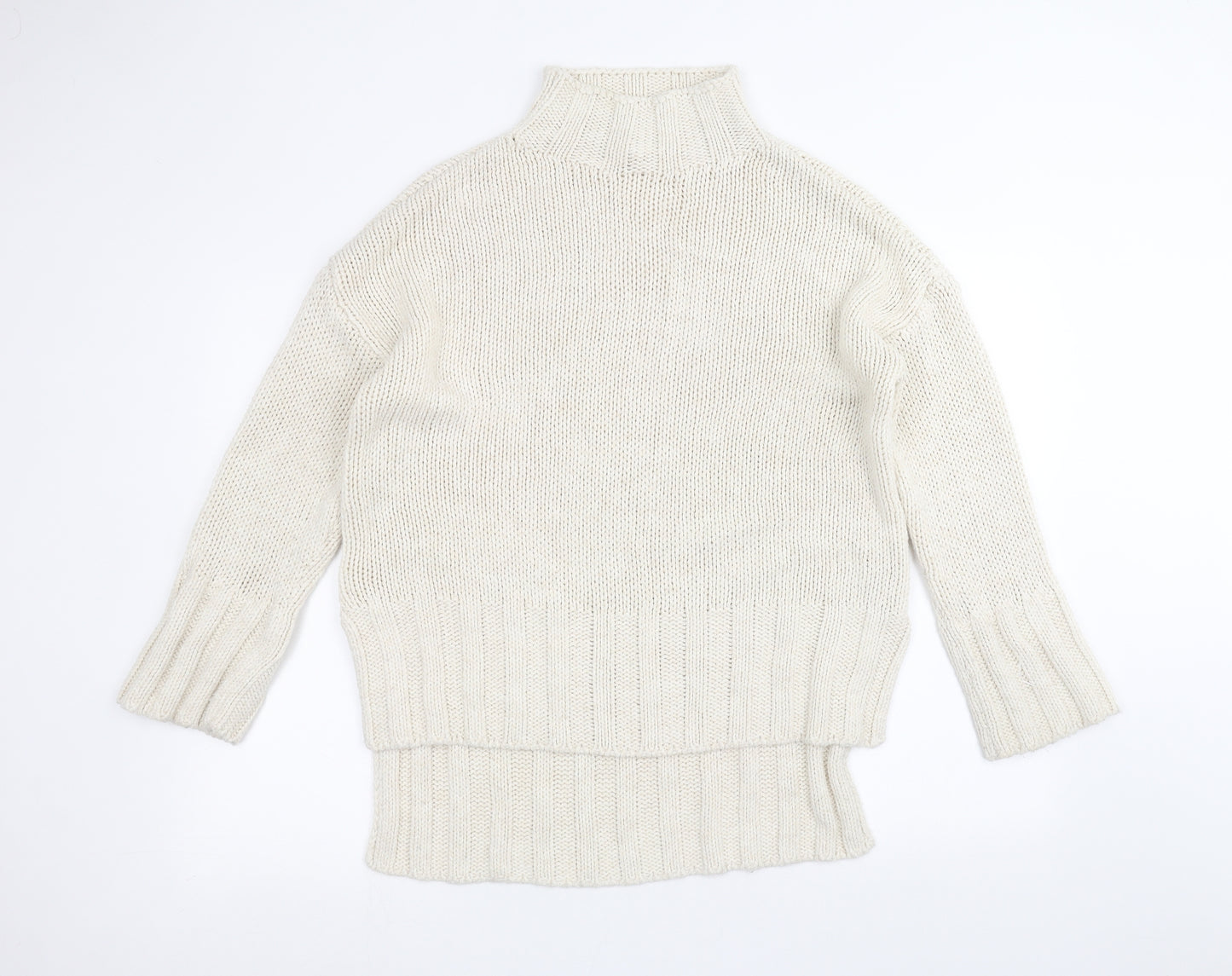 Topshop Womens White   Pullover Jumper Size XS