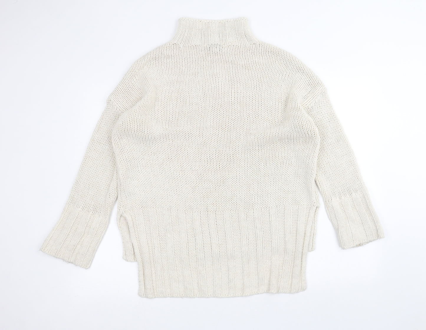 Topshop Womens White   Pullover Jumper Size XS