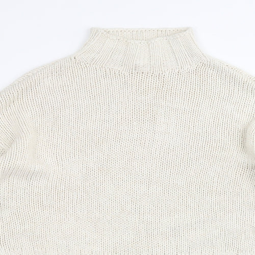 Topshop Womens White   Pullover Jumper Size XS