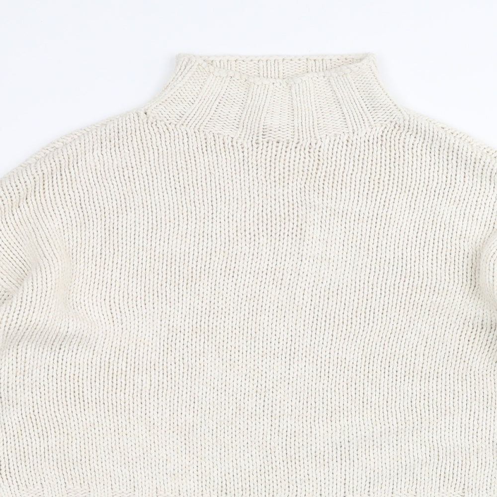 Topshop Womens White   Pullover Jumper Size XS