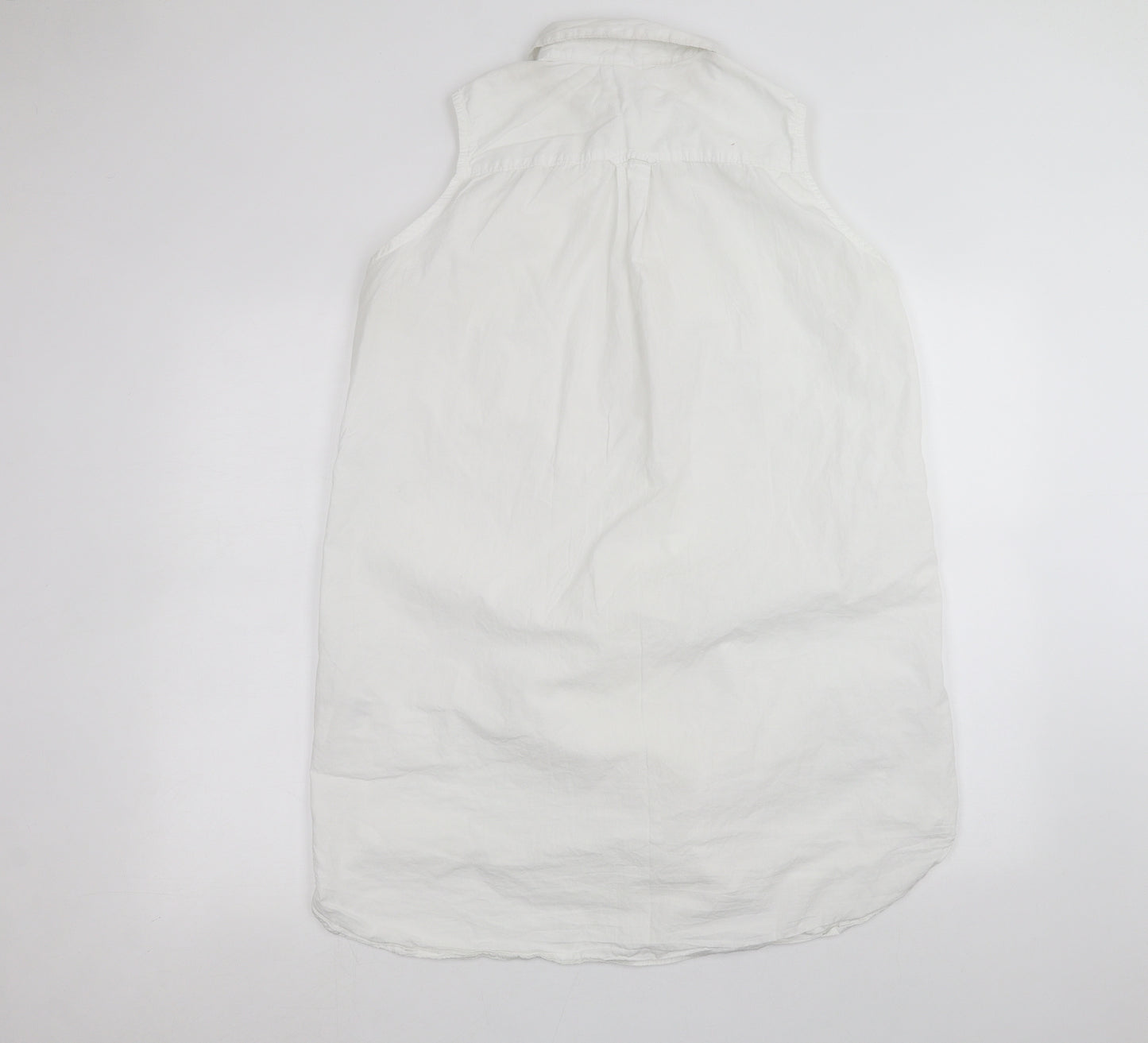 H&M Womens White   Basic Button-Up Size 18