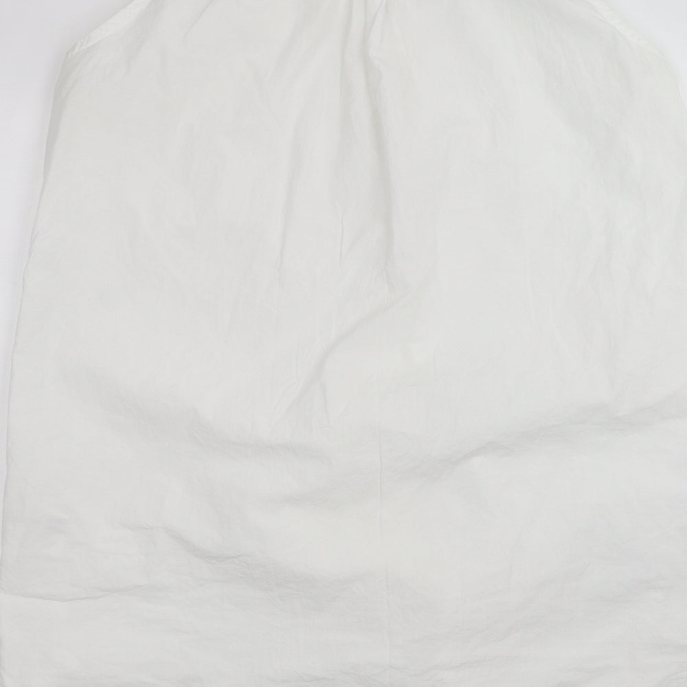 H&M Womens White   Basic Button-Up Size 18