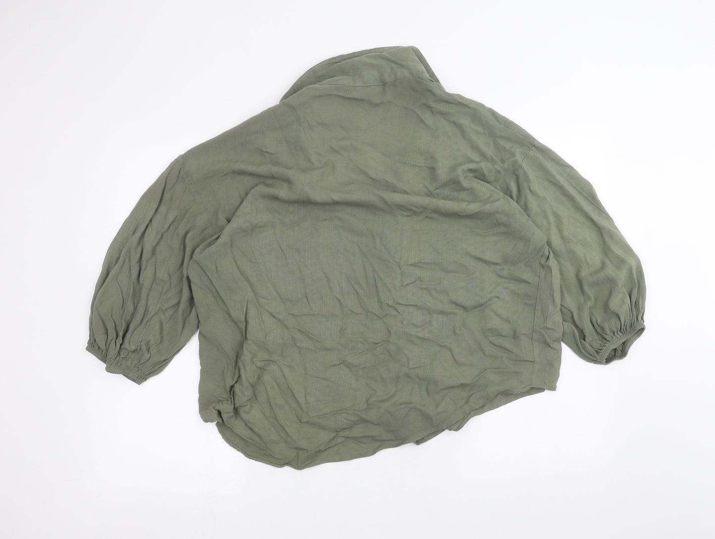 Primark Womens Green   Basic Button-Up Size 20