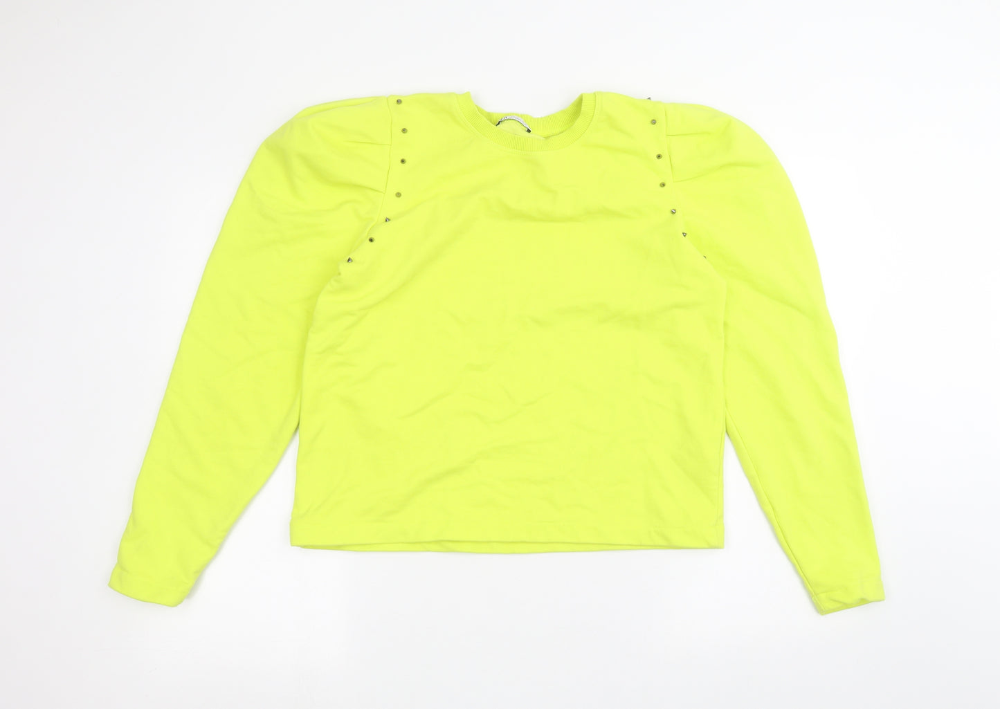 Zara Womens Green   Pullover Jumper Size M