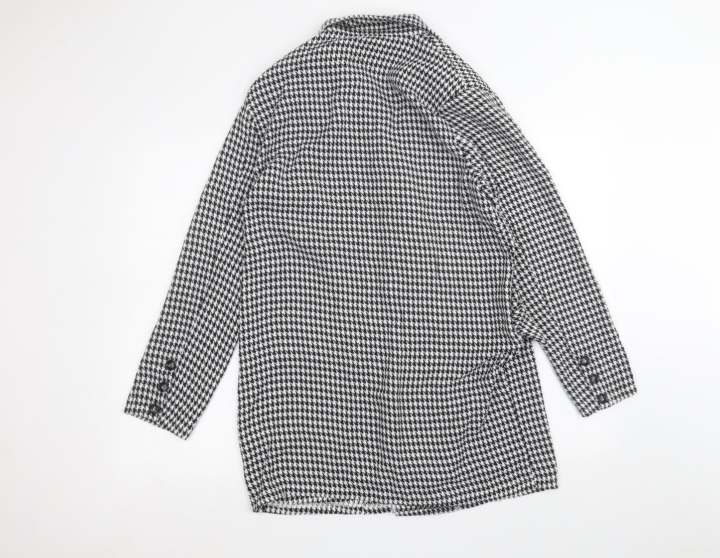 PRETTYLITTLETHING Womens White Striped  Jacket  Size 10