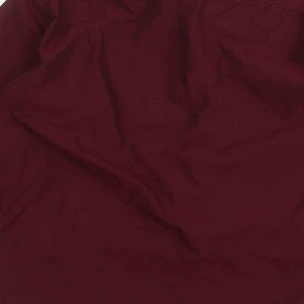 F&F Mens Red    Dress Shirt Size XL