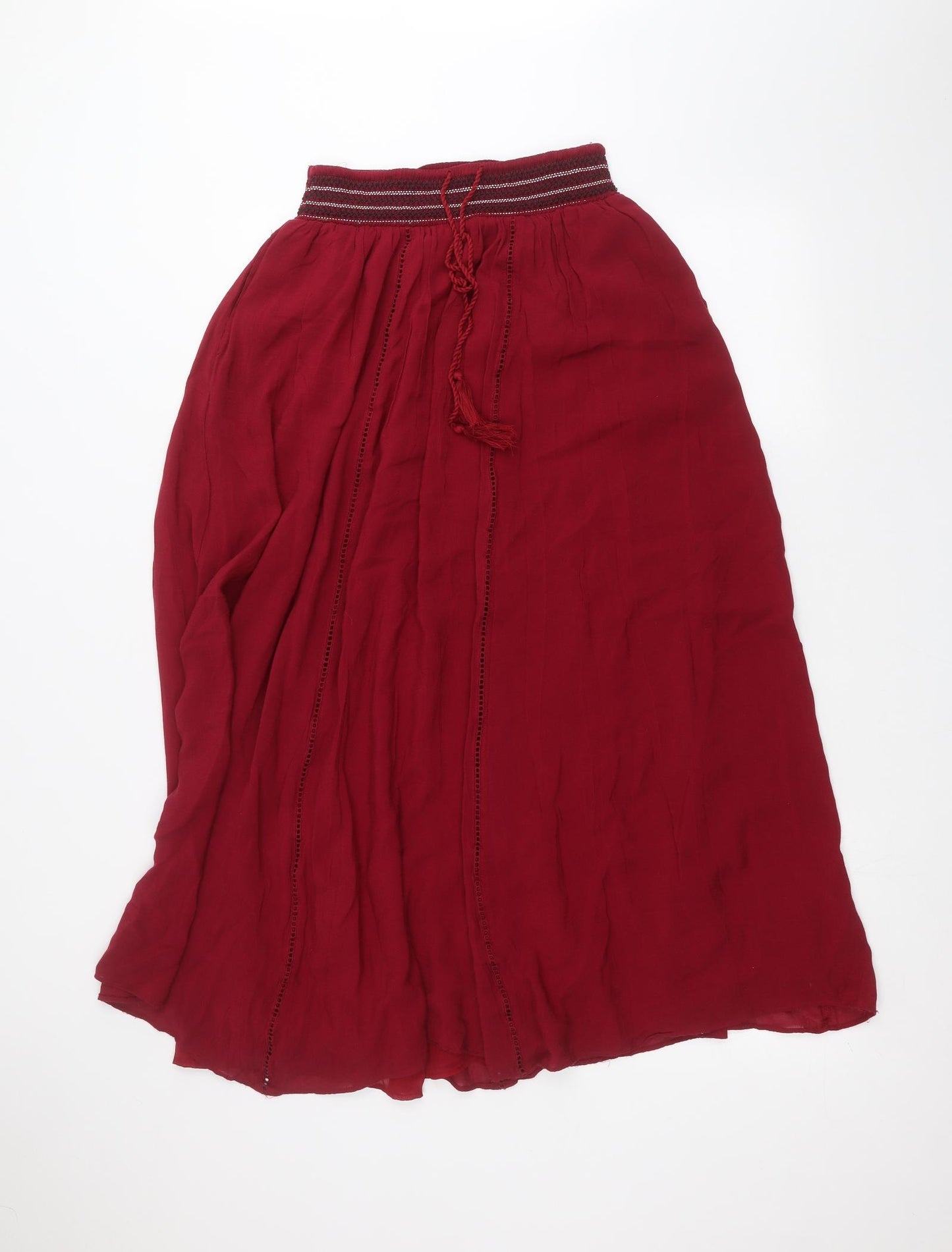 Zara Womens Pink   A-Line Skirt Size M