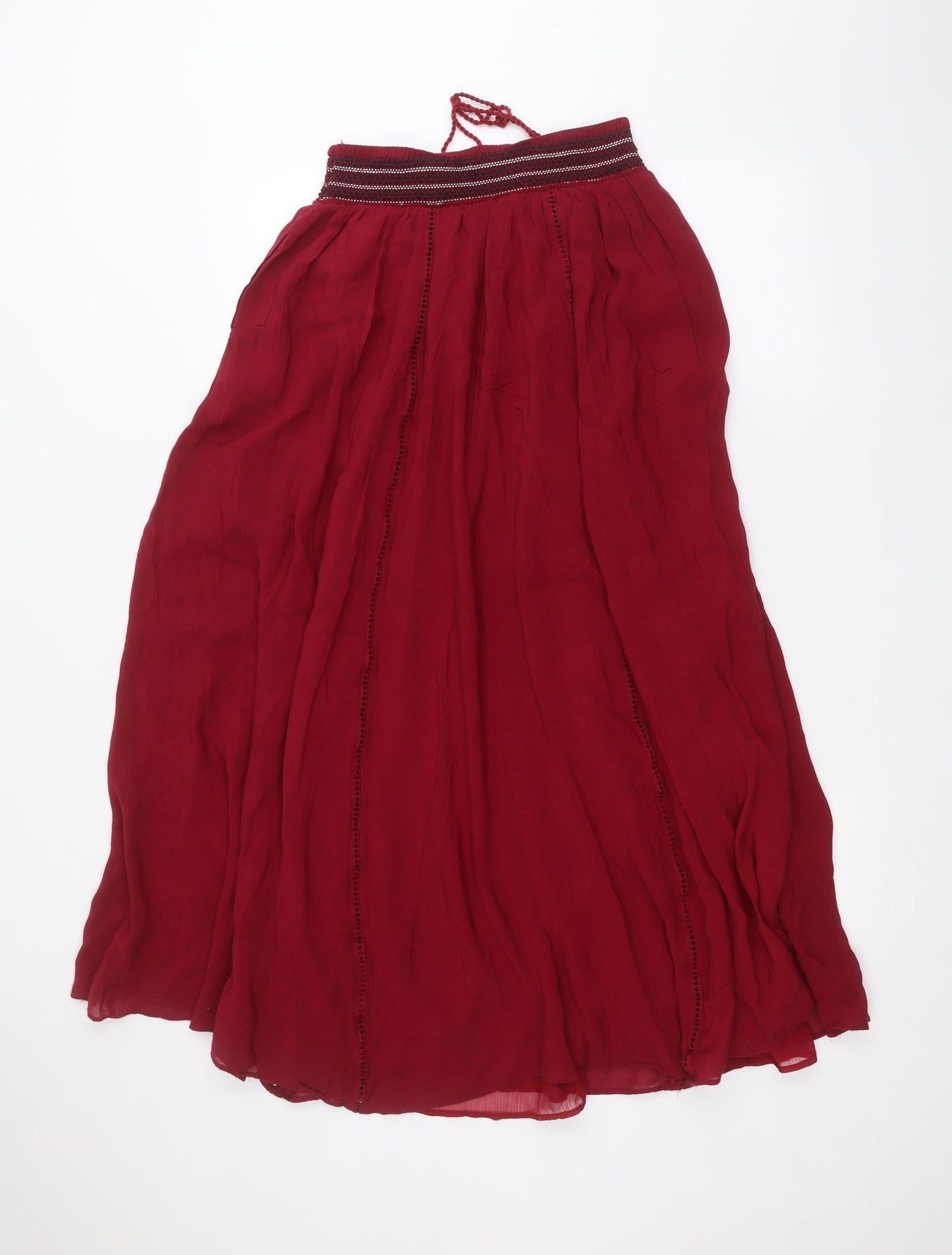 Zara Womens Pink   A-Line Skirt Size M