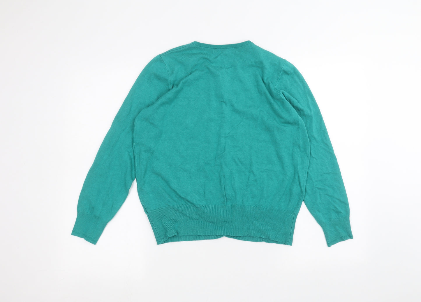 Marks and Spencer Womens Blue   Cardigan Jumper Size 18