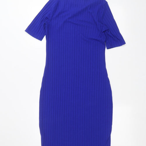 Dorothy Perkins Womens Blue   Pencil Dress  Size 8