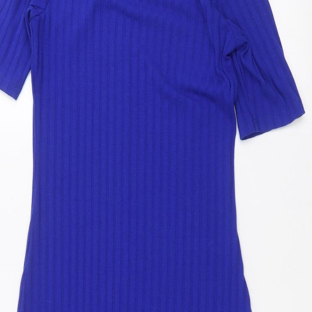 Dorothy Perkins Womens Blue   Pencil Dress  Size 8