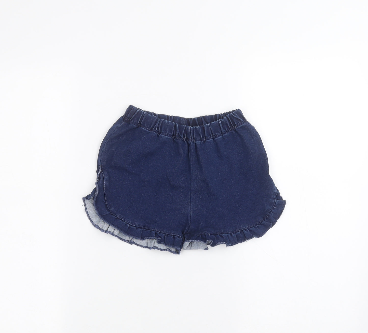 NEXT Girls Blue   Cut-Off Shorts Size 4-5 Years