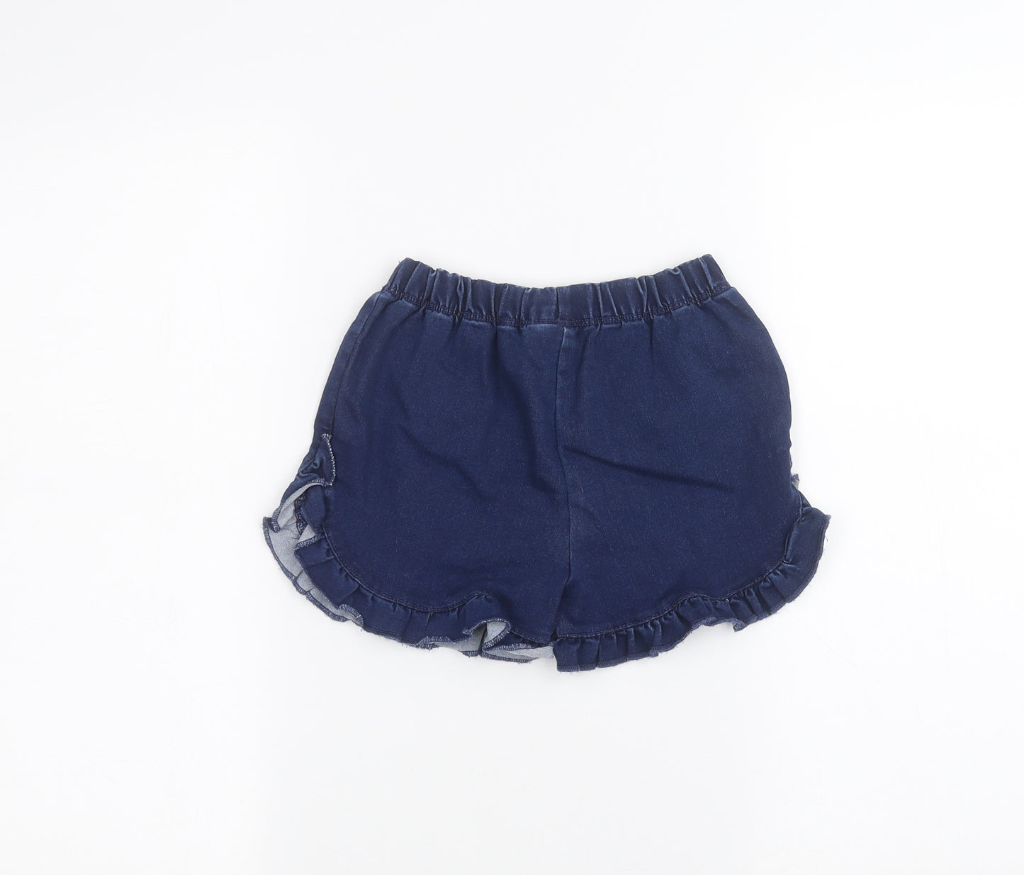 NEXT Girls Blue   Cut-Off Shorts Size 4-5 Years
