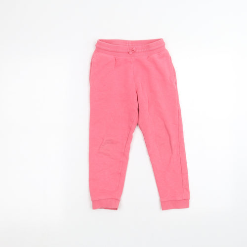George Girls Pink   Sweatpants Trousers Size 4-5 Years