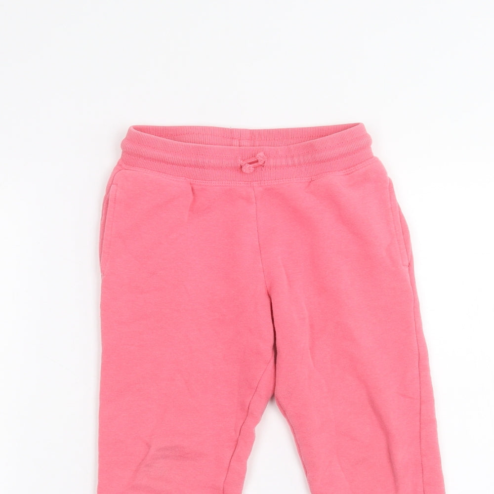 George Girls Pink   Sweatpants Trousers Size 4-5 Years