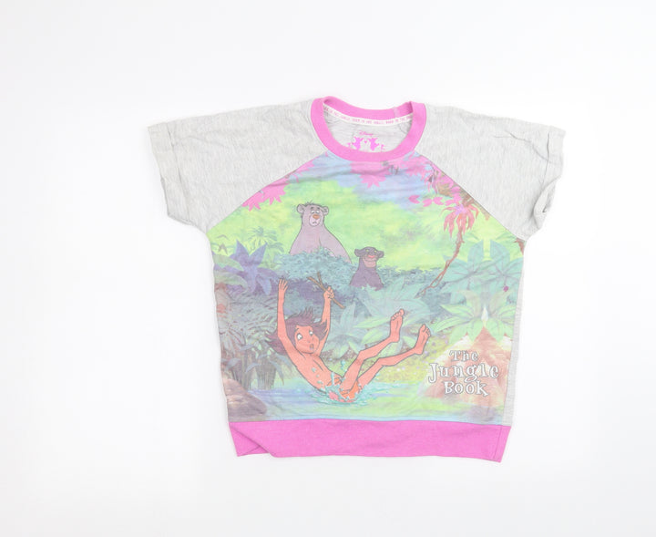 Disney Womens Grey   Basic T-Shirt Size S