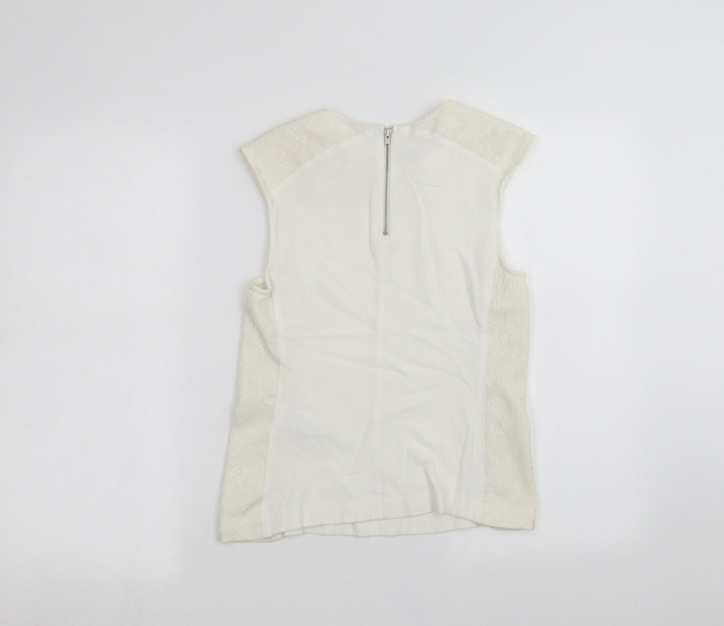 Warehouse Womens White   Basic T-Shirt Size S