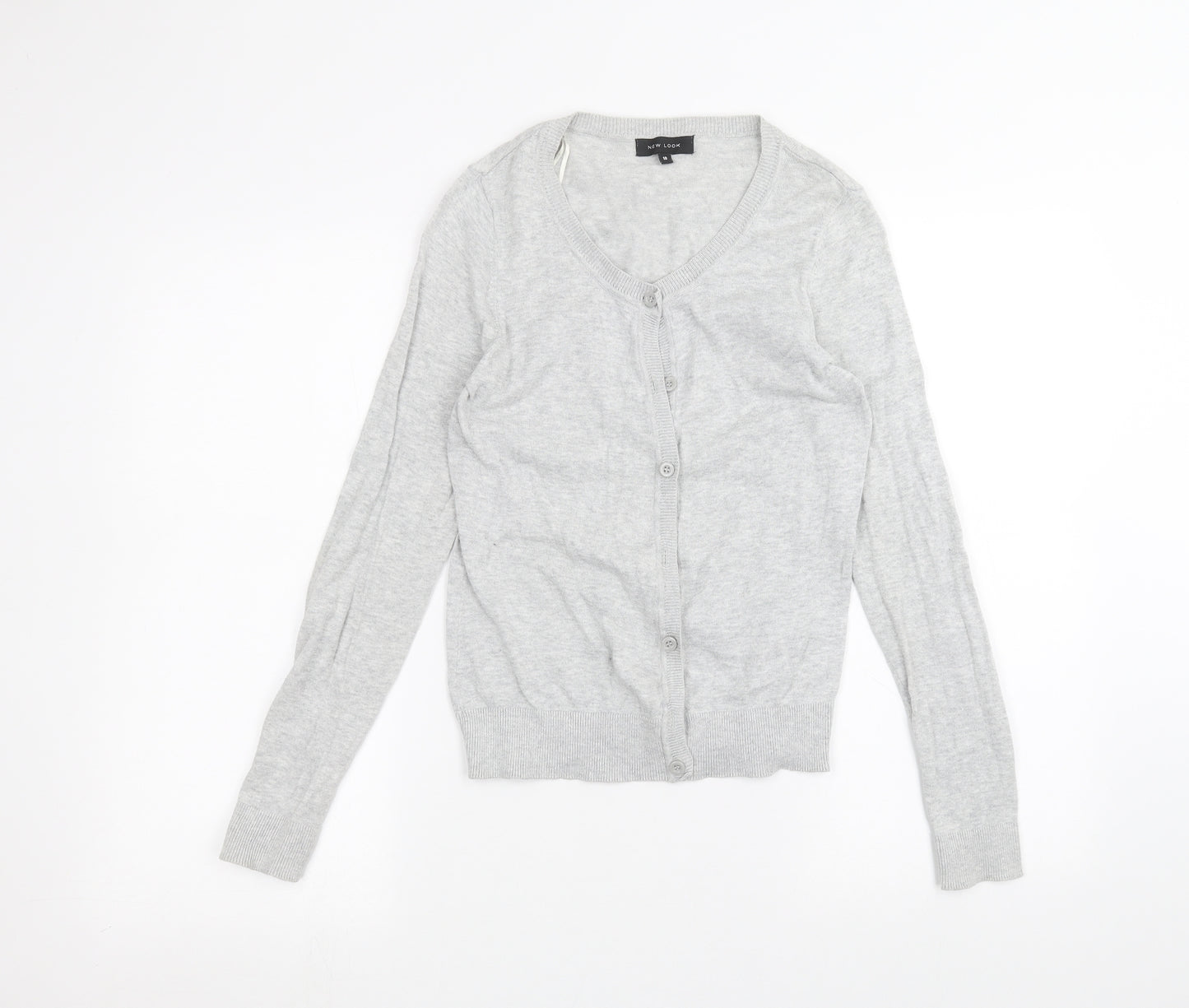 New Look Womens Grey   Cardigan Jumper Size 10