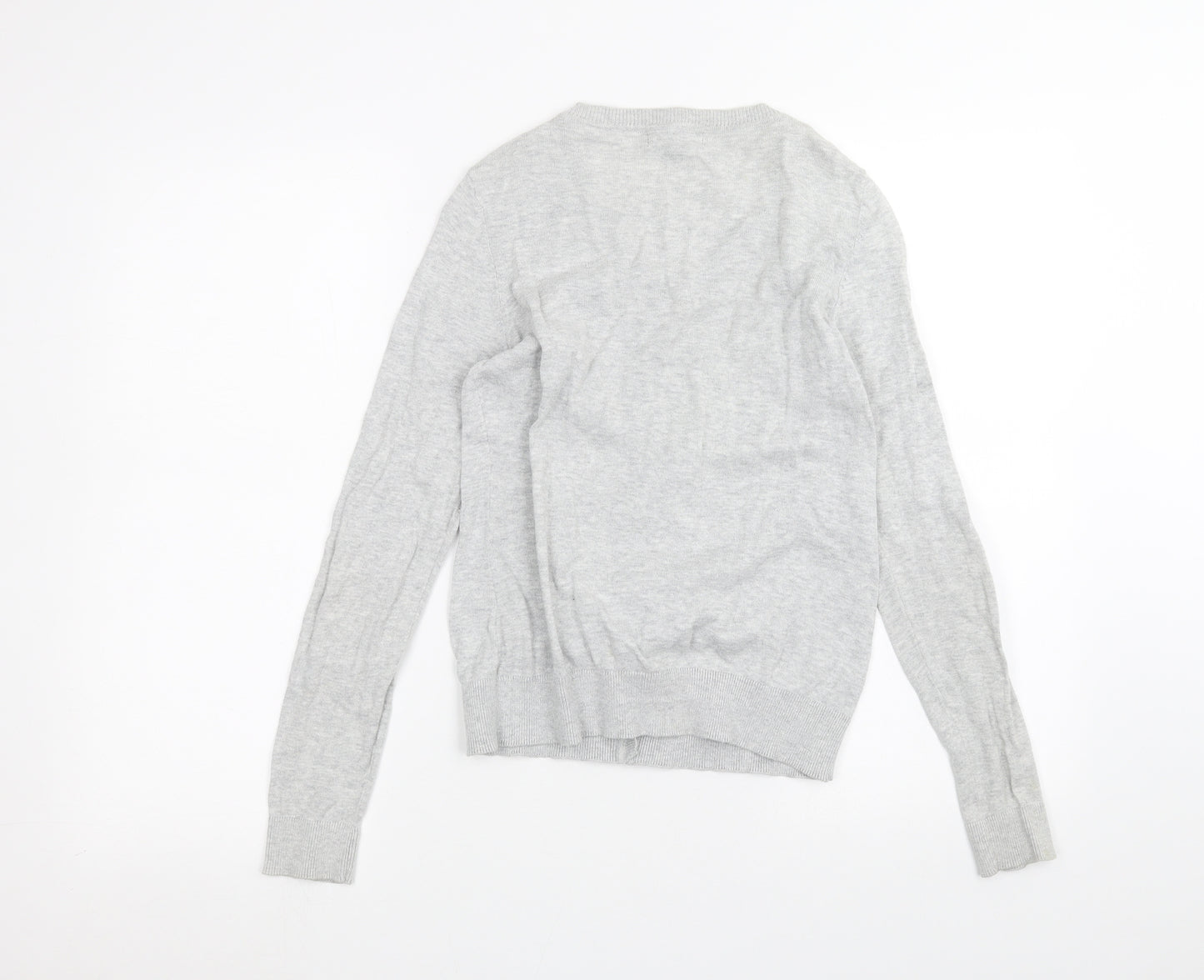 New Look Womens Grey   Cardigan Jumper Size 10