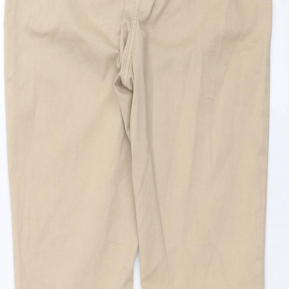 NEXT Womens Brown   Chino Trousers Size 8 L28 in