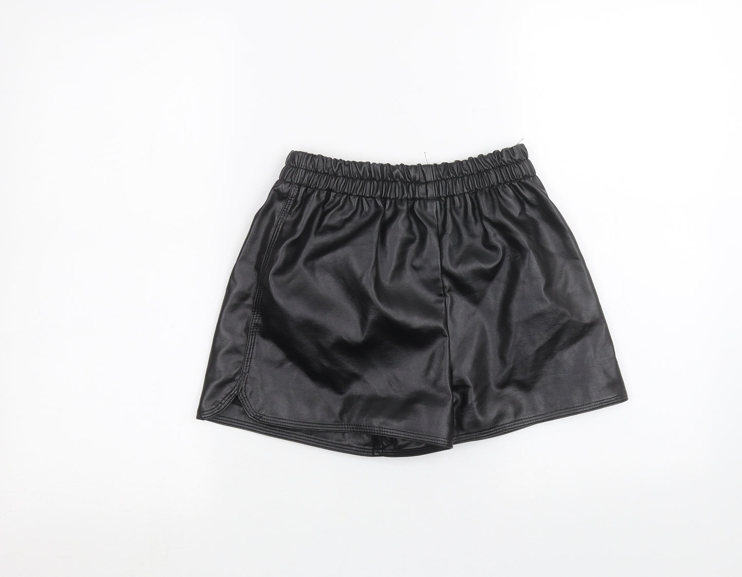 Boohoo Womens Black   Cut-Off Shorts Size 8