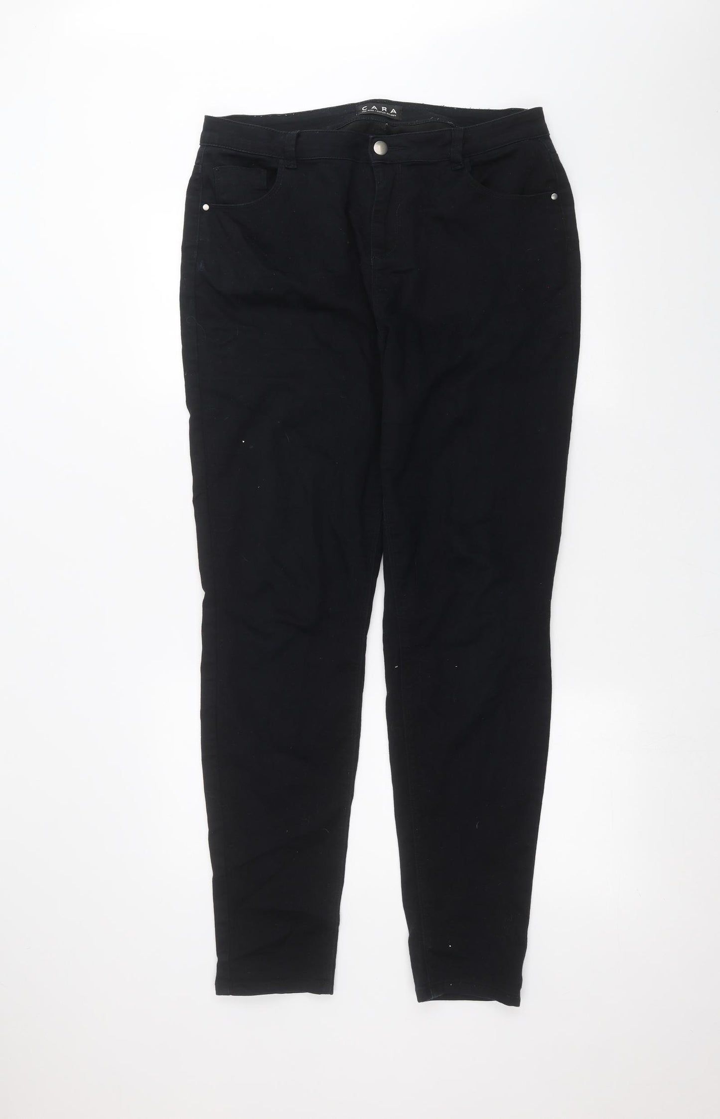 Peacocks Womens Black   Straight Jeans Size 16 L29 in