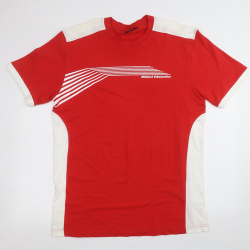 Michael shumacher Mens Red    T-Shirt Size XL