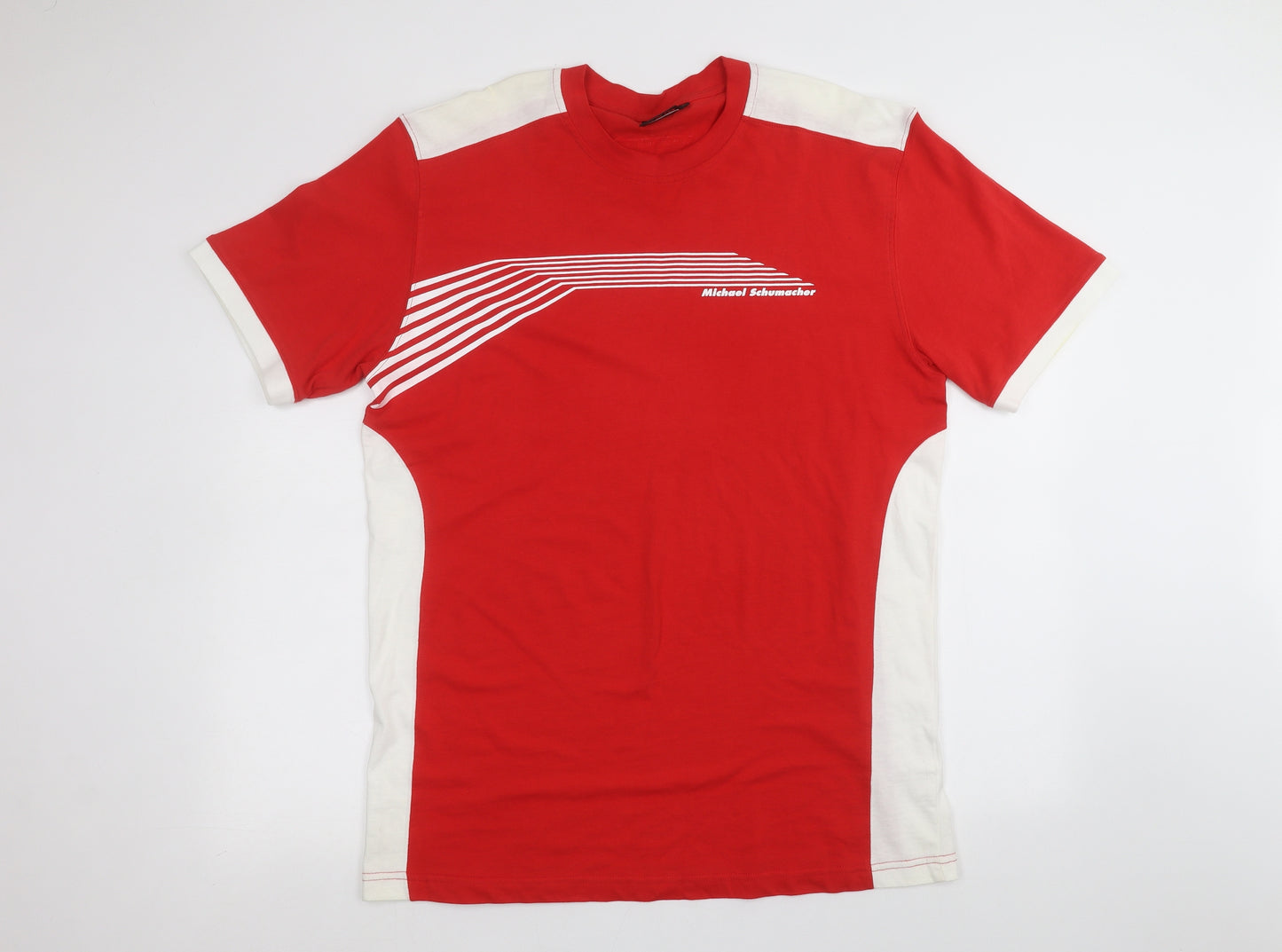 Michael shumacher Mens Red    T-Shirt Size XL